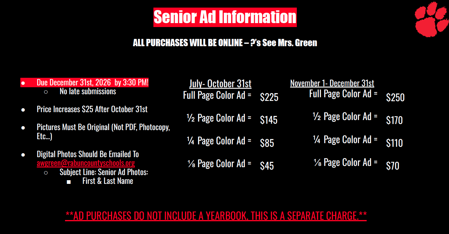 pricing info for senior ads